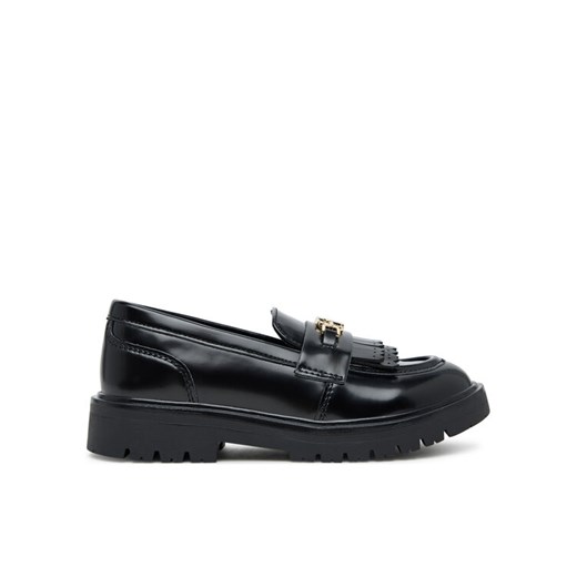 Półbuty Tommy Hilfiger Low Cut Shoe T3A4-34011-1453 S Czarny ze sklepu eobuwie.pl w kategorii Półbuty dziecięce - zdjęcie 184666610