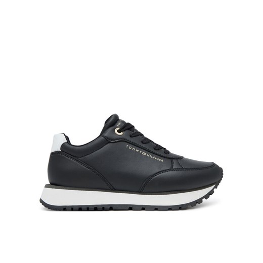 Sneakersy Tommy Hilfiger Low Cut Lace-Up T3A9-33996-1355X Czarny ze sklepu eobuwie.pl w kategorii Buty sportowe dziecięce - zdjęcie 184666674