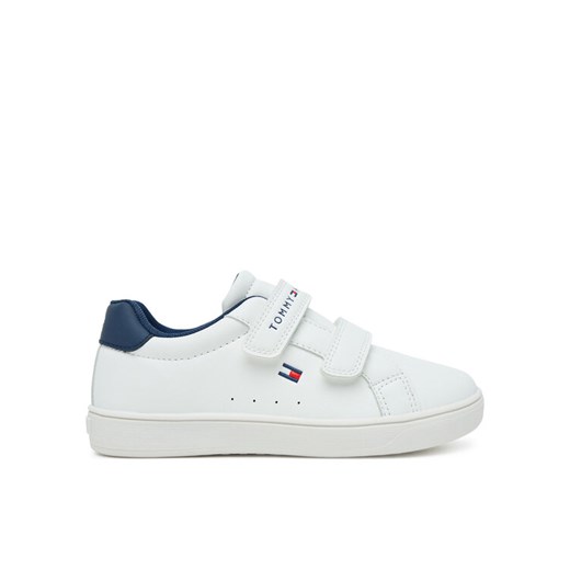 Sneakersy Tommy Hilfiger Low Cut Velcro Sneaker T1X9-34062-1355 S Biały ze sklepu eobuwie.pl w kategorii Buty sportowe dziecięce - zdjęcie 184666680