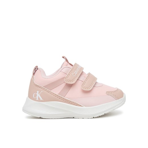Sneakersy Calvin Klein Low Cut Velcro Sneaker V1A9-83102-1845 M Różowy ze sklepu eobuwie.pl w kategorii Buty sportowe dziecięce - zdjęcie 184666714