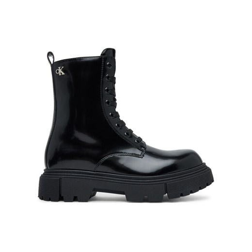 Trapery Calvin Klein Tronchetto Allacciato V4A5-83133-1453 Czarny ze sklepu eobuwie.pl w kategorii Buty zimowe dziecięce - zdjęcie 184666741