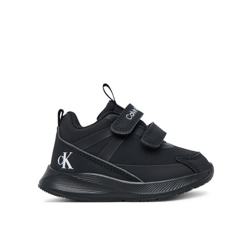 Sneakersy Calvin Klein Low Cut Velcro Sneaker V1B9-83169-1845 M Czarny ze sklepu eobuwie.pl w kategorii Buty sportowe dziecięce - zdjęcie 184666763