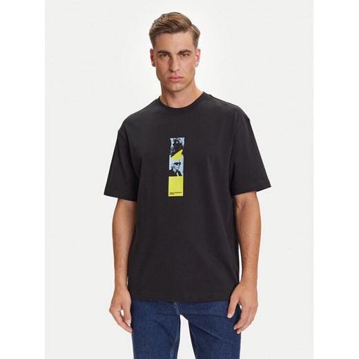 Karl Lagerfeld Jeans T-Shirt A3M17036 Czarny Relaxed Fit ze sklepu MODIVO w kategorii T-shirty męskie - zdjęcie 184667923