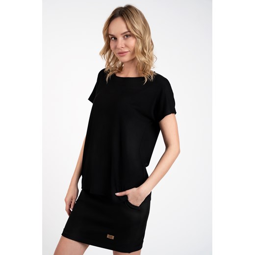 Ksenia bluzka damska krótki rękaw ze sklepu italianfashion w kategorii Podkoszulki i halki - zdjęcie 184669341