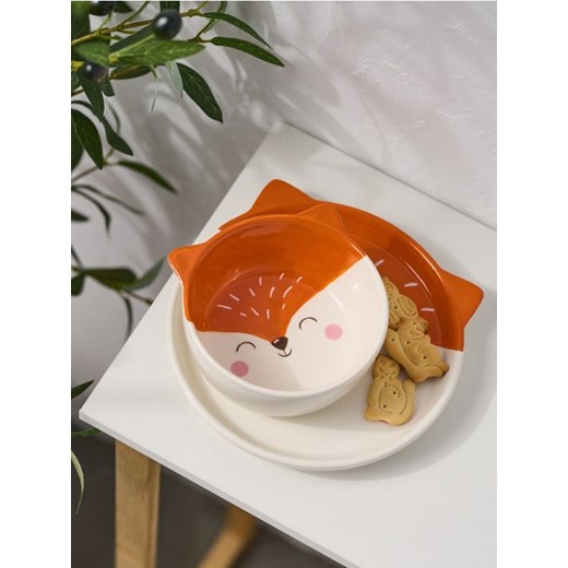 Sinsay - Ceramiczna miska z motywem lisa - wielobarwny ze sklepu Sinsay w kategorii Dom - zdjęcie 184669671