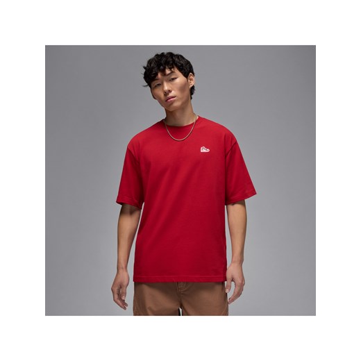 Męski T-shirt z naszywką Sneaker Jordan Brand - Czerwony ze sklepu Nike poland w kategorii T-shirty męskie - zdjęcie 184669762