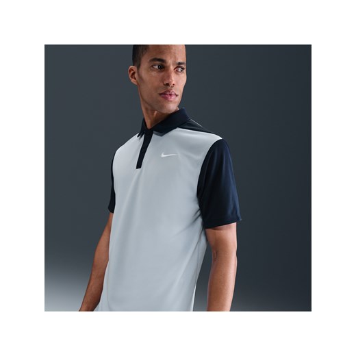 Męska koszulka polo do golfa Dri-FIT Nike Victory+ - Niebieski ze sklepu Nike poland w kategorii T-shirty męskie - zdjęcie 184669800
