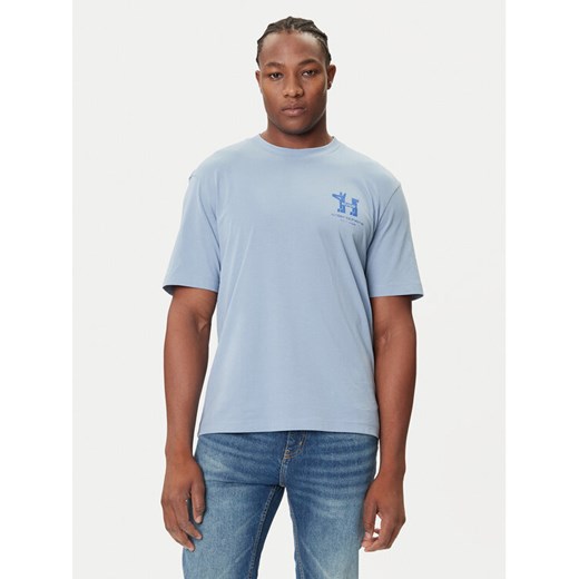 HUGO T-Shirt Nedix 50543483 Błękitny Regular Fit ze sklepu MODIVO w kategorii T-shirty męskie - zdjęcie 184670322