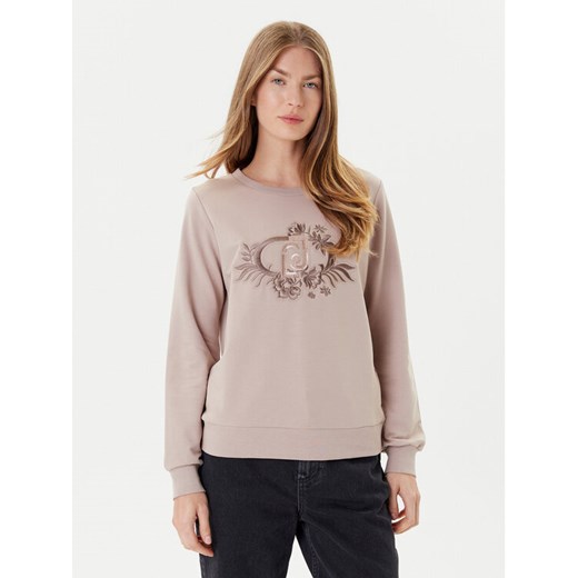 Liu Jo Sport Bluza TF5097 FS090 Beżowy Regular Fit ze sklepu MODIVO w kategorii Bluzy damskie - zdjęcie 184670362