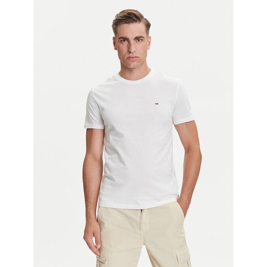 Tommy Jeans Komplet 2 t-shirtów DM0DM20687 Écru Slim Fit ze sklepu MODIVO w kategorii T-shirty męskie - zdjęcie 184670363