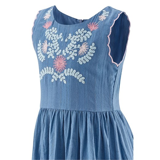 happy girls by Eisend Sukienka w kolorze niebieskim Happy Girls By Eisend 140 wyprzedaż Limango Polska