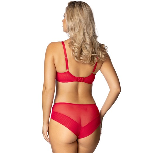 Gaia figi damskie pełne Zelia 1305, Kolor czerwony, Rozmiar 2XL, Gaia ze sklepu Intymna w kategorii Majtki damskie - zdjęcie 184671362