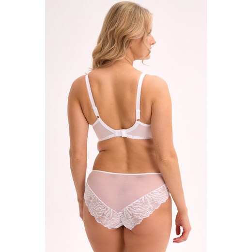 Gaia biustonosz półusztywniany semi-soft biały Isla 1228, Kolor biały, Rozmiar 80B, Gaia ze sklepu Intymna w kategorii Biustonosze - zdjęcie 184671380