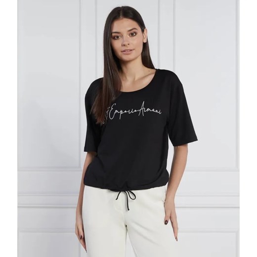 EA7 T-shirt | Relaxed fit ze sklepu Gomez Fashion Store w kategorii Bluzki damskie - zdjęcie 184671670