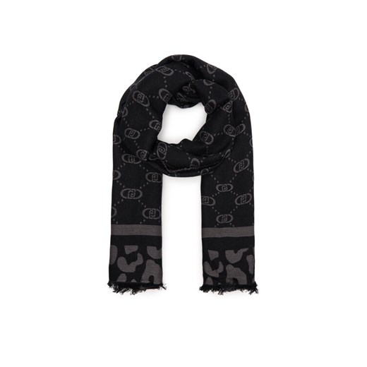 Liu Jo Szalik Stola Jacquard Mon 2F5040 T0300 Czarny ze sklepu MODIVO w kategorii Szaliki i chusty damskie - zdjęcie 184672691