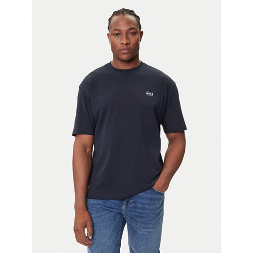 BOSS T-Shirt Te_Move 50547087 Granatowy Relaxed Fit ze sklepu MODIVO w kategorii T-shirty męskie - zdjęcie 184672692