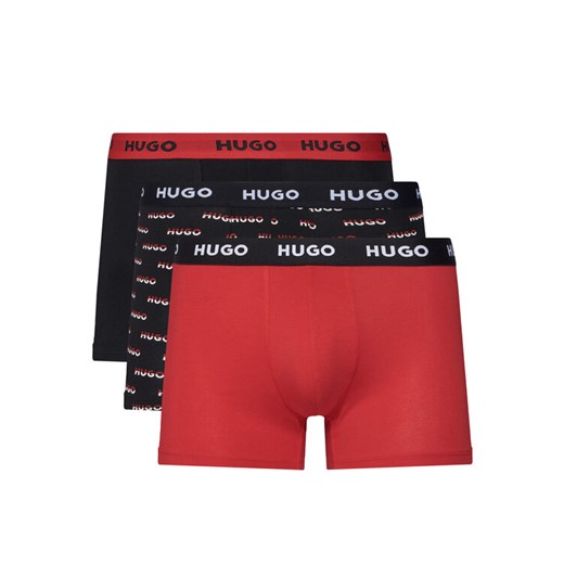 HUGO Komplet 3 par bokserek 50532559 Kolorowy ze sklepu MODIVO w kategorii Majtki męskie - zdjęcie 184672693