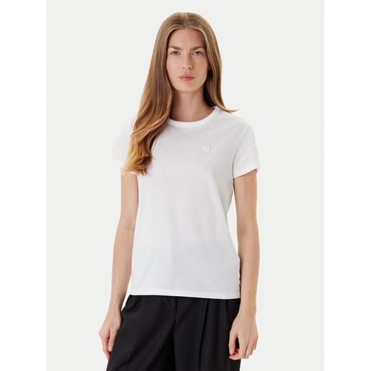 BOSS T-Shirt Eventsa8 50545671 Biały Slim Fit ze sklepu MODIVO w kategorii Bluzki damskie - zdjęcie 184672753