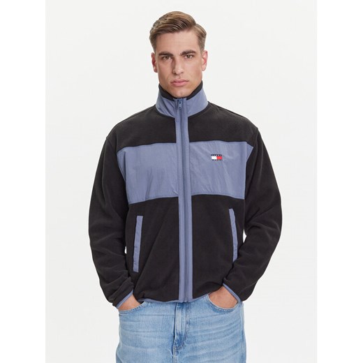 Tommy Jeans Polar DM0DM21906 Czarny Relaxed Fit ze sklepu MODIVO w kategorii Bluzy męskie - zdjęcie 184672774