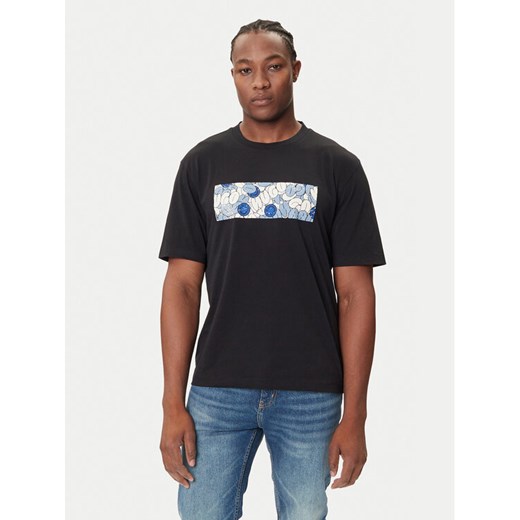 HUGO T-Shirt Nurix 50545128 Czarny Regular Fit ze sklepu MODIVO w kategorii T-shirty męskie - zdjęcie 184672801