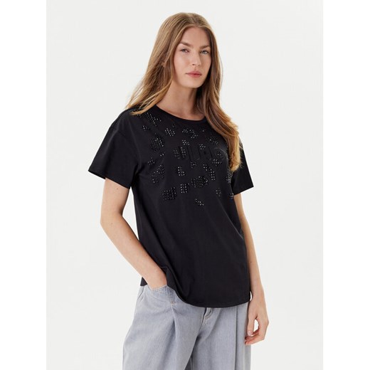 Liu Jo Sport T-Shirt TF5184 JS923 Czarny Relaxed Fit ze sklepu MODIVO w kategorii Bluzki damskie - zdjęcie 184672810