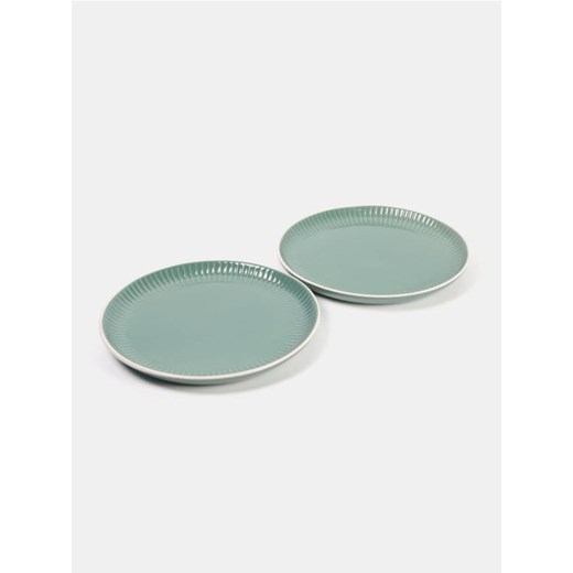 Sinsay - Talerze 2 pack - zielony ze sklepu Sinsay w kategorii Talerze - zdjęcie 184674844