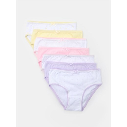 Sinsay - Bawełniane majtki 7 pack - wielobarwny ze sklepu Sinsay w kategorii Majtki dziecięce - zdjęcie 184674870