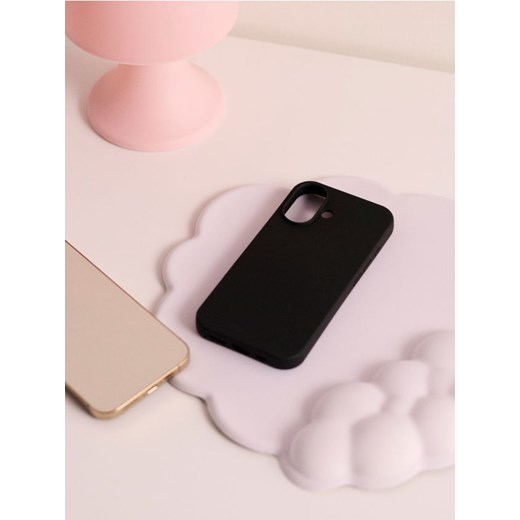 Sinsay - Matowe etui na iPhone 16 - czarny ze sklepu Sinsay w kategorii Etui - zdjęcie 184674894