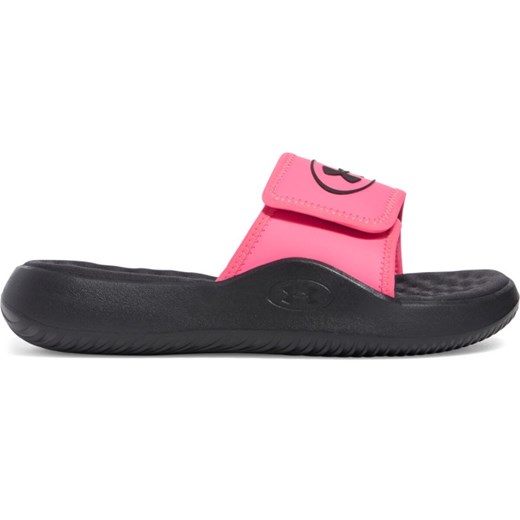 Damskie klapki Under Armour UA W Ignite Pro 8 SL - różowe ze sklepu Sportstylestory.com w kategorii Klapki damskie - zdjęcie 184675433