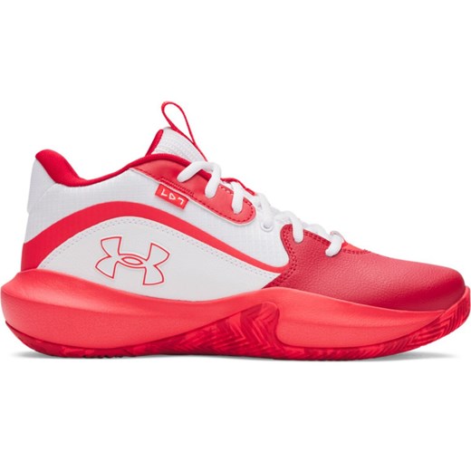 Buty do koszykówki uniseks Under Armour UA Lockdown 7 - czerwone ze sklepu Sportstylestory.com w kategorii Buty sportowe męskie - zdjęcie 184675483