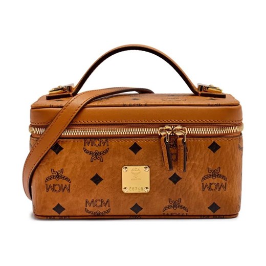 MCM Kuferek AREN ROCKSTAR | z dodatkiem skóry ze sklepu Gomez Fashion Store w kategorii Kuferki - zdjęcie 184675501