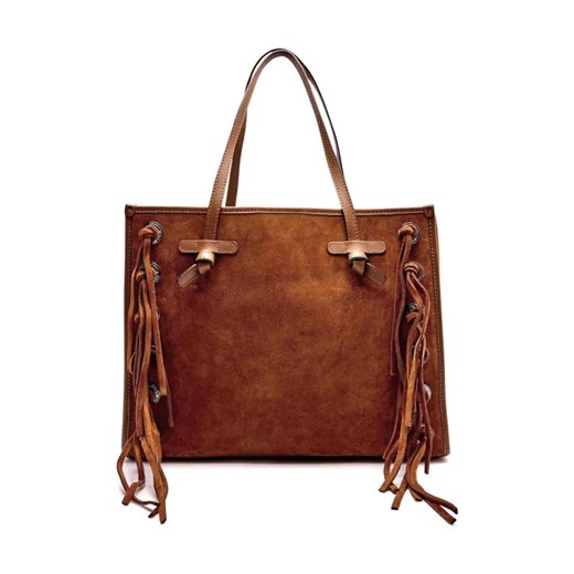 GIANNI CHIARINI Skórzana shopperka MARCELLA ze sklepu Gomez Fashion Store w kategorii Torby Shopper bag - zdjęcie 184675530