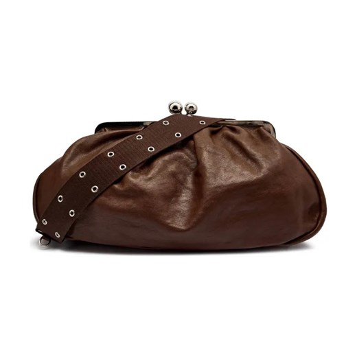 Weekend MaxMara Skórzana torebka na ramię CRISTIN Pasticcino ze sklepu Gomez Fashion Store w kategorii Kopertówki - zdjęcie 184675561