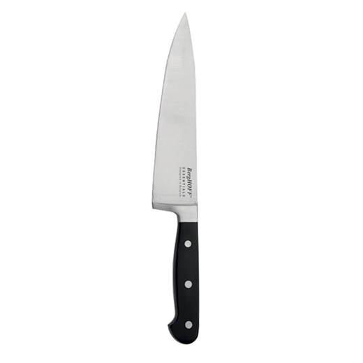 BergHOFF Nóż szefa w kolorze czarno-srebrnym - 34 cm ze sklepu Limango Polska w kategorii Noże kuchenne - zdjęcie 184676223