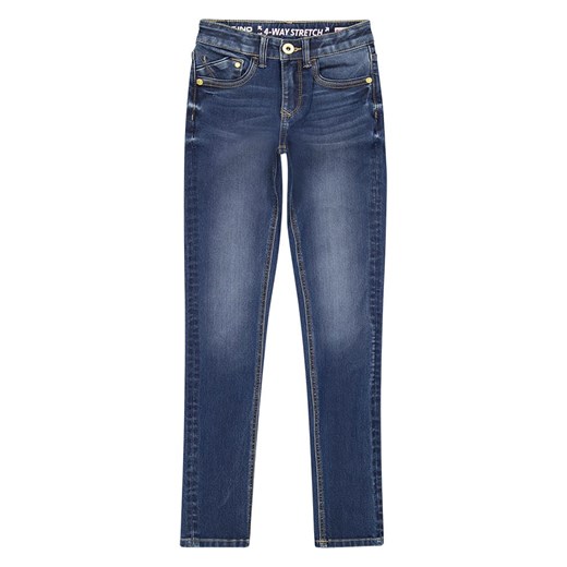 Vingino Dżinsy &quot;Bella&quot; - Super Skinny fit - w kolorze granatowym ze sklepu Limango Polska w kategorii Spodnie dziewczęce - zdjęcie 184676260