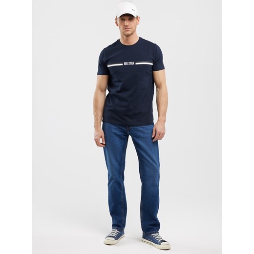 BIG STAR Koszulka w kolorze granatowym ze sklepu Limango Polska w kategorii T-shirty męskie - zdjęcie 184676363