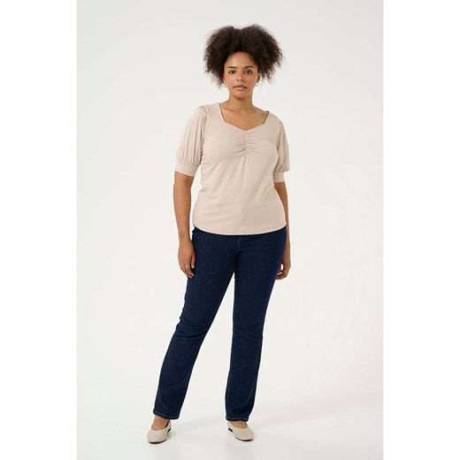 Kaffe Koszulka w kolorze kremowym Kaffe L Limango Polska okazja