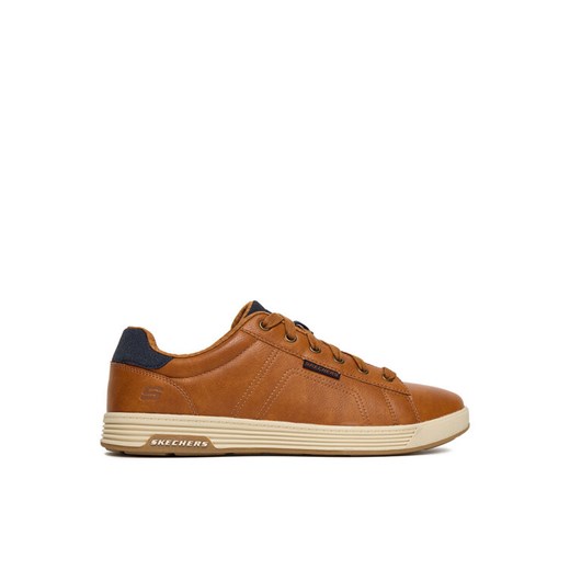 Sneakersy Skechers CAVELL HENSLEY 210946 LUG Brązowy ze sklepu eobuwie.pl w kategorii Buty sportowe męskie - zdjęcie 184677181