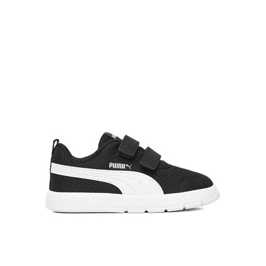 Sneakersy Puma COURTFLEX V3 MESH INF 39808617 Czarny ze sklepu eobuwie.pl w kategorii Buty sportowe dziecięce - zdjęcie 184677194