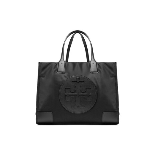 Torebka Tory Burch Ella Small Tote 88578 Czarny ze sklepu eobuwie.pl w kategorii Torby Shopper bag - zdjęcie 184677213