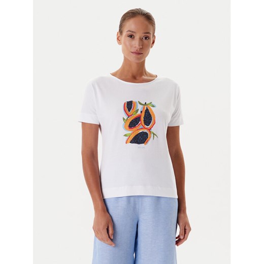 Tatuum T-Shirt Lali 2 T2511.111 Biały Regular Fit ze sklepu MODIVO w kategorii Bluzki damskie - zdjęcie 184677632