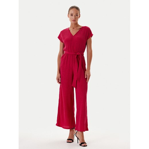 Tatuum Kombinezon Koreki 1 T2507.077 Różowy Wide Leg ze sklepu MODIVO w kategorii Kombinezony damskie - zdjęcie 184677634