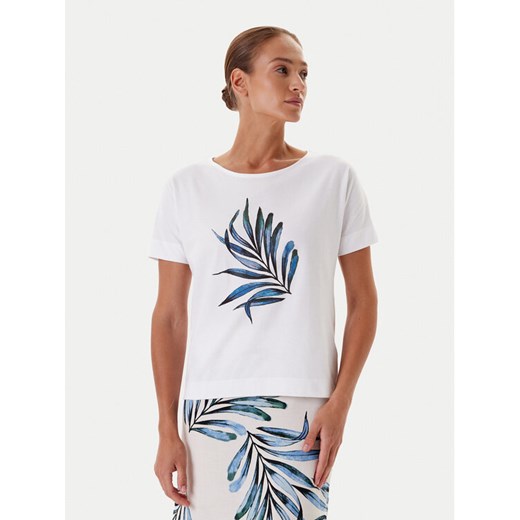 Tatuum T-Shirt Lali 5 T2509.112 Biały Relaxed Fit ze sklepu MODIVO w kategorii Bluzki damskie - zdjęcie 184677663