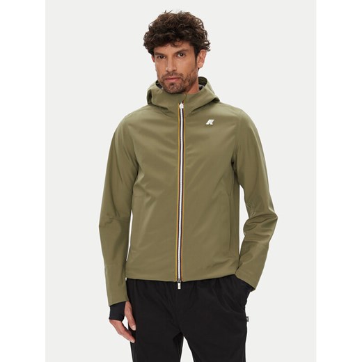 K-Way Kurtka przeciwdeszczowa Jacko K5123GW Zielony Regular Fit ze sklepu MODIVO w kategorii Kurtki męskie - zdjęcie 184677664