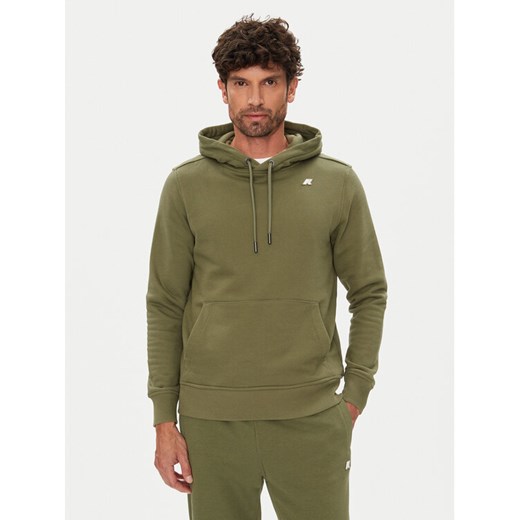 K-Way Bluza Barnie K31365W Zielony Regular Fit ze sklepu MODIVO w kategorii Bluzy męskie - zdjęcie 184677671