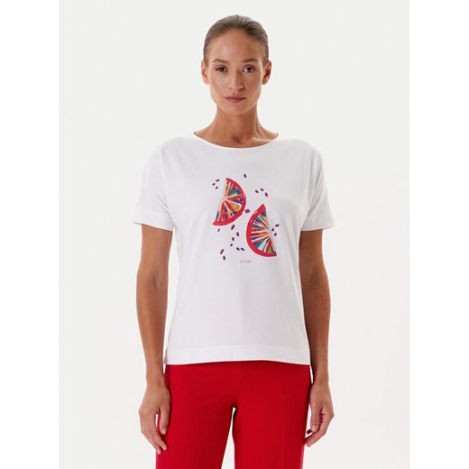Tatuum T-Shirt Lali 1 T2511.110 Biały Regular Fit ze sklepu MODIVO w kategorii Bluzki damskie - zdjęcie 184677700