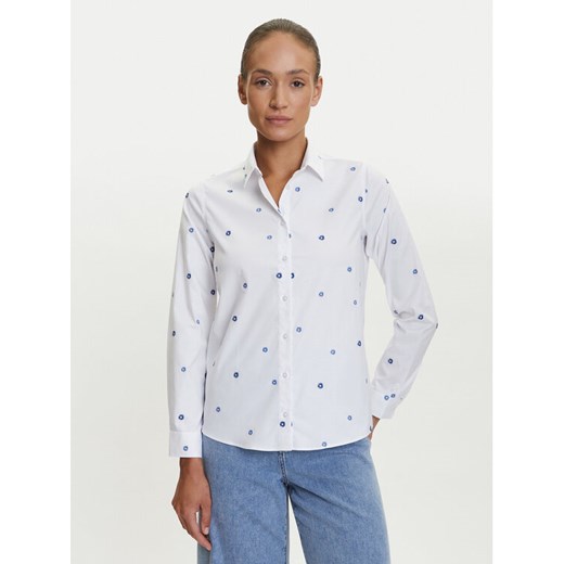 Tatuum Koszula Edna T2503.084 Biały Regular Fit ze sklepu MODIVO w kategorii Koszule damskie - zdjęcie 184677784