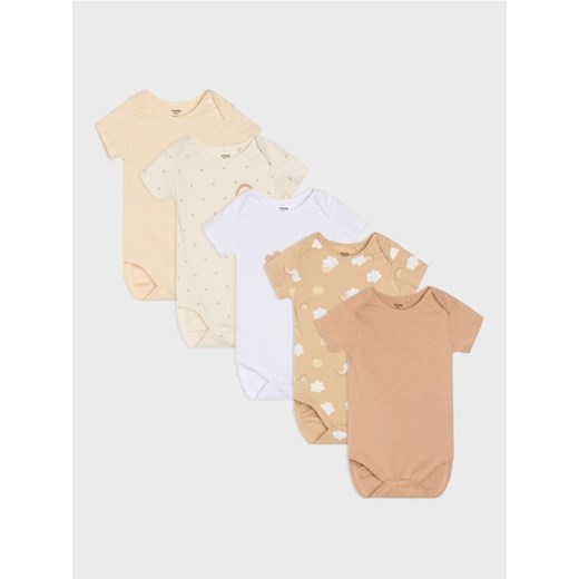 Sinsay - Body 5 pack - biały ze sklepu Sinsay w kategorii Body niemowlęce - zdjęcie 184680170