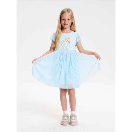Sinsay - Sukienka Disney Princess - niebieski ze sklepu Sinsay w kategorii Sukienki dziewczęce - zdjęcie 184680291