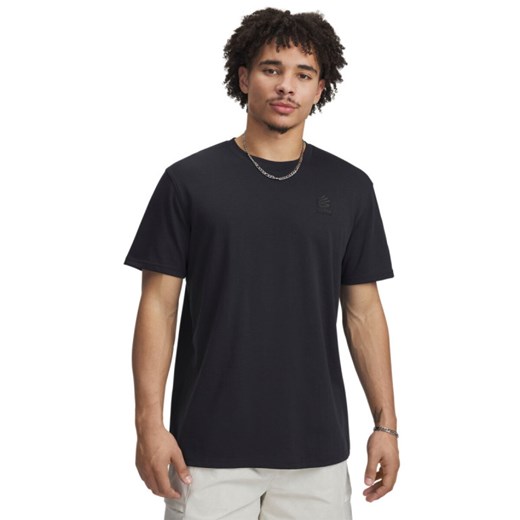 Męska koszulka do koszykówki Under Armour Curry HW Trend Tee - czarna ze sklepu Sportstylestory.com w kategorii T-shirty męskie - zdjęcie 184680420